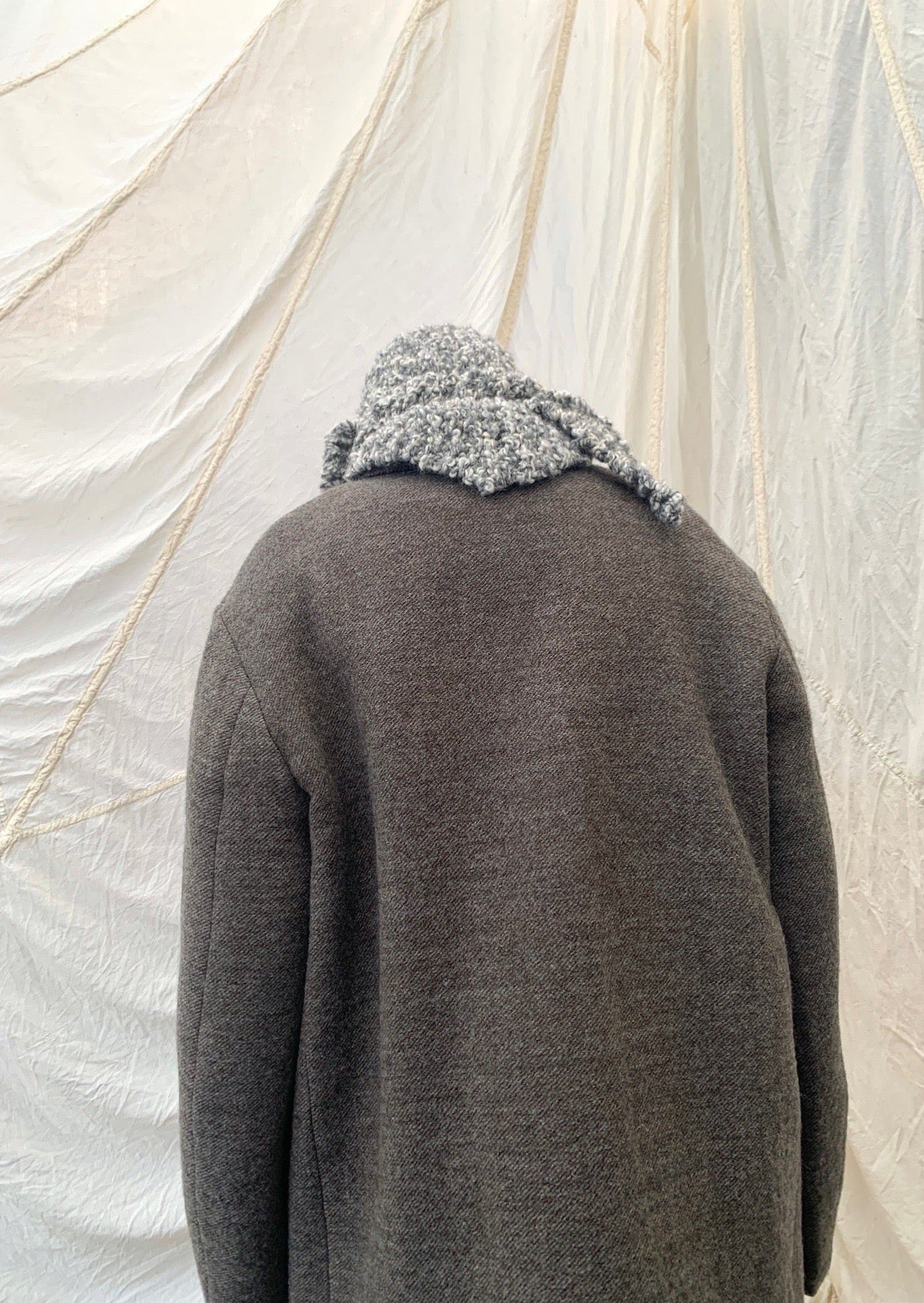 JURI Jacket | Mud Grey Wool | last one