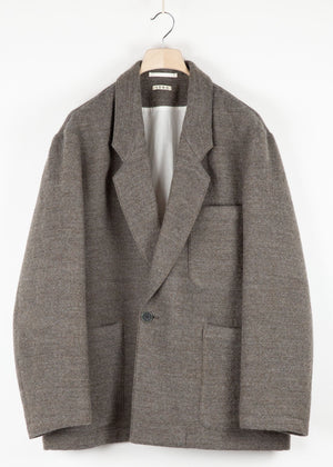 JURI Jacket | Mud Grey Wool | last one