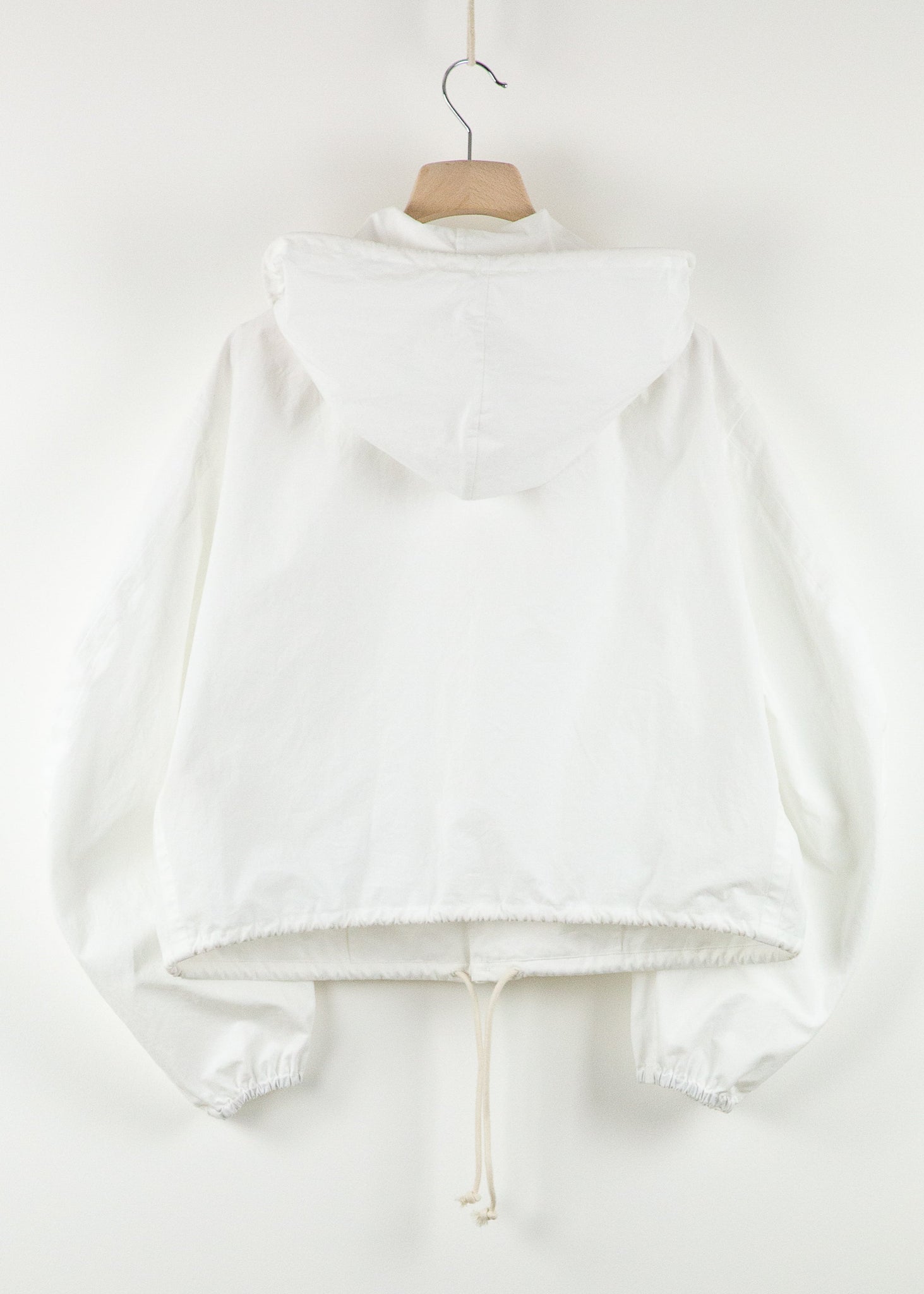 HUCKLE Hoodie | White Poplin