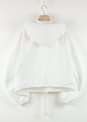 HUCKLE Hoodie | White Poplin