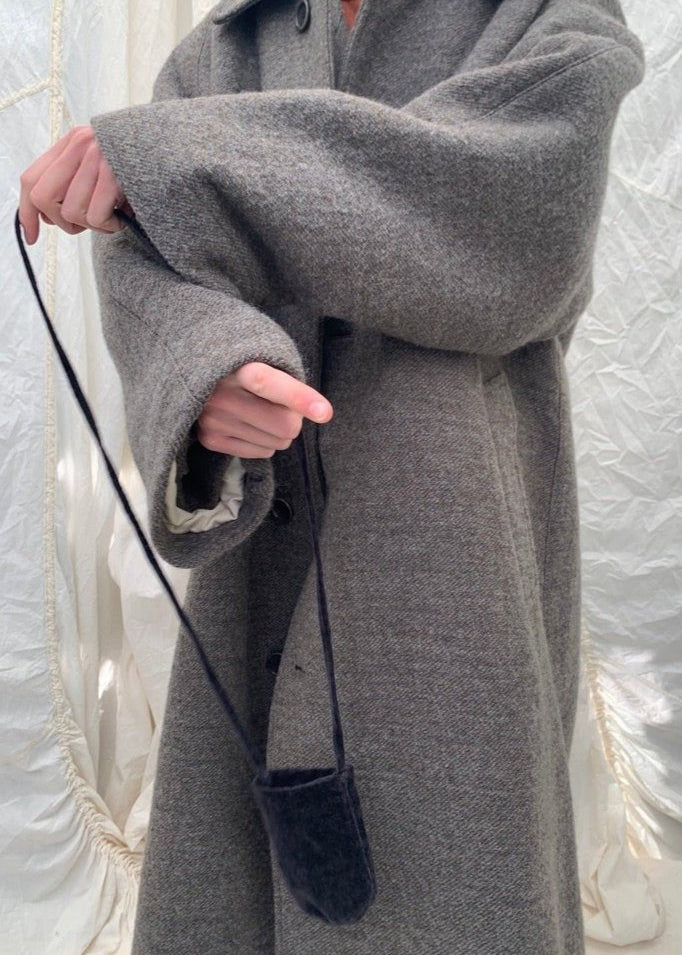 BEBE Bag | Charcoal Velvet