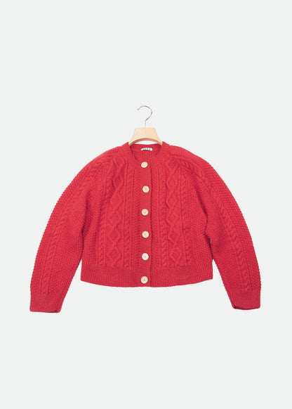 CANDY Cardigan | Red