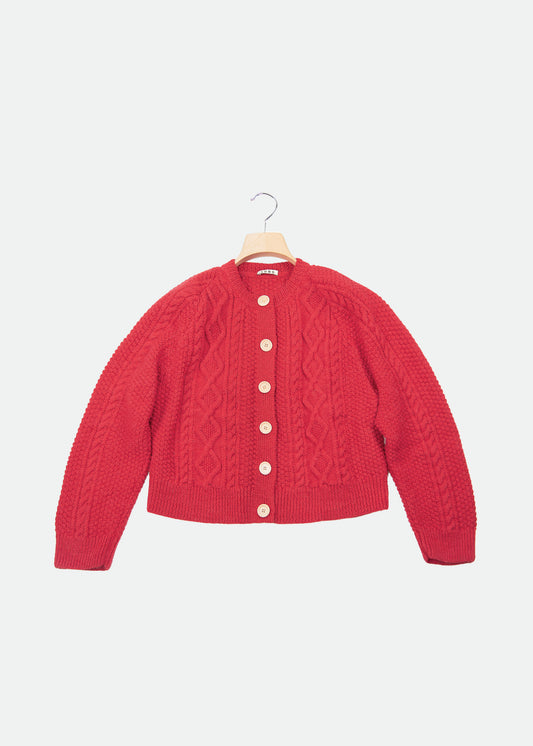 CANDY Cardigan | Red