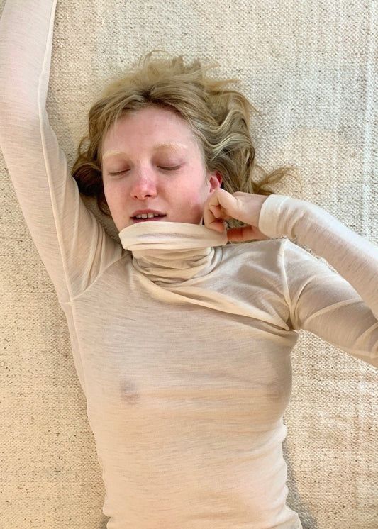 ROBERTA Rollneck | Natural Wool
