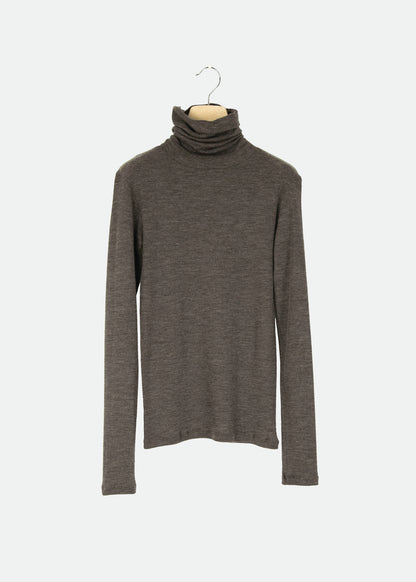ROBERTA Rollneck | Charcoal Wool