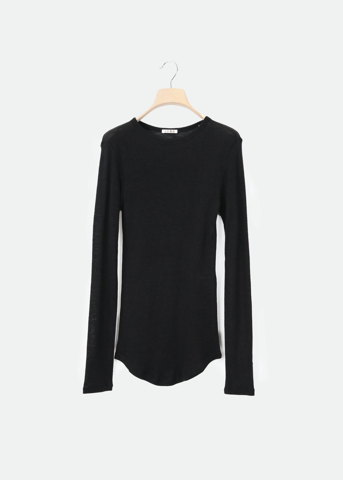 LUNA Longsleeve | Black Wool
