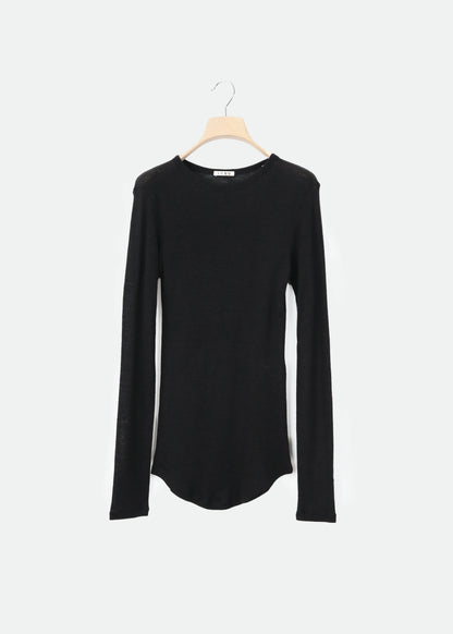 LUNA Longsleeve | Black Wool