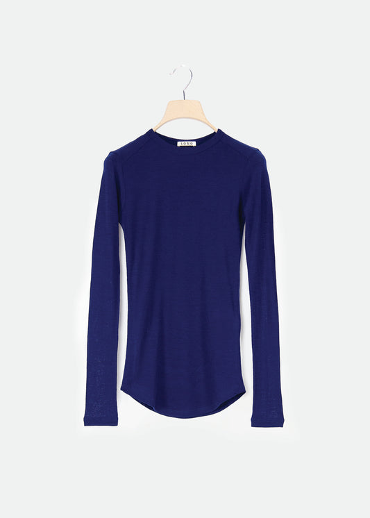 LUNA Longsleeve | Indigo Wool