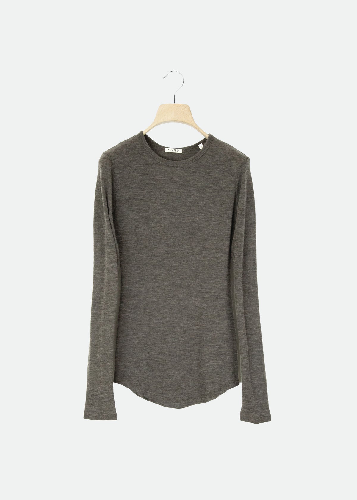 LUNA Longsleeve | Charcoal Wool