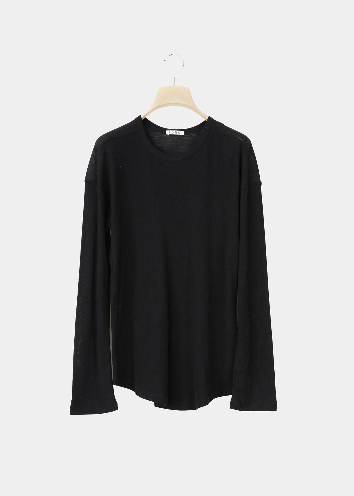 LUNO Longsleeve | Black Wool
