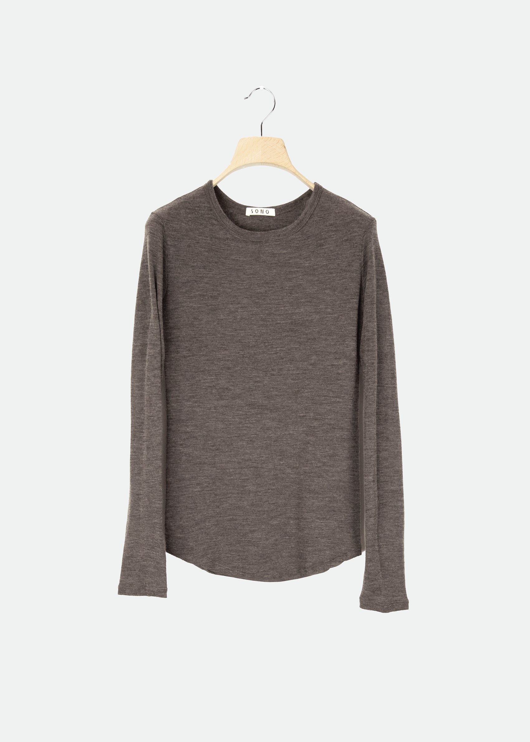 LUNO Longsleeve | Charcoal Wool