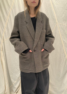 JURI Jacket | Mud Grey Wool | last one