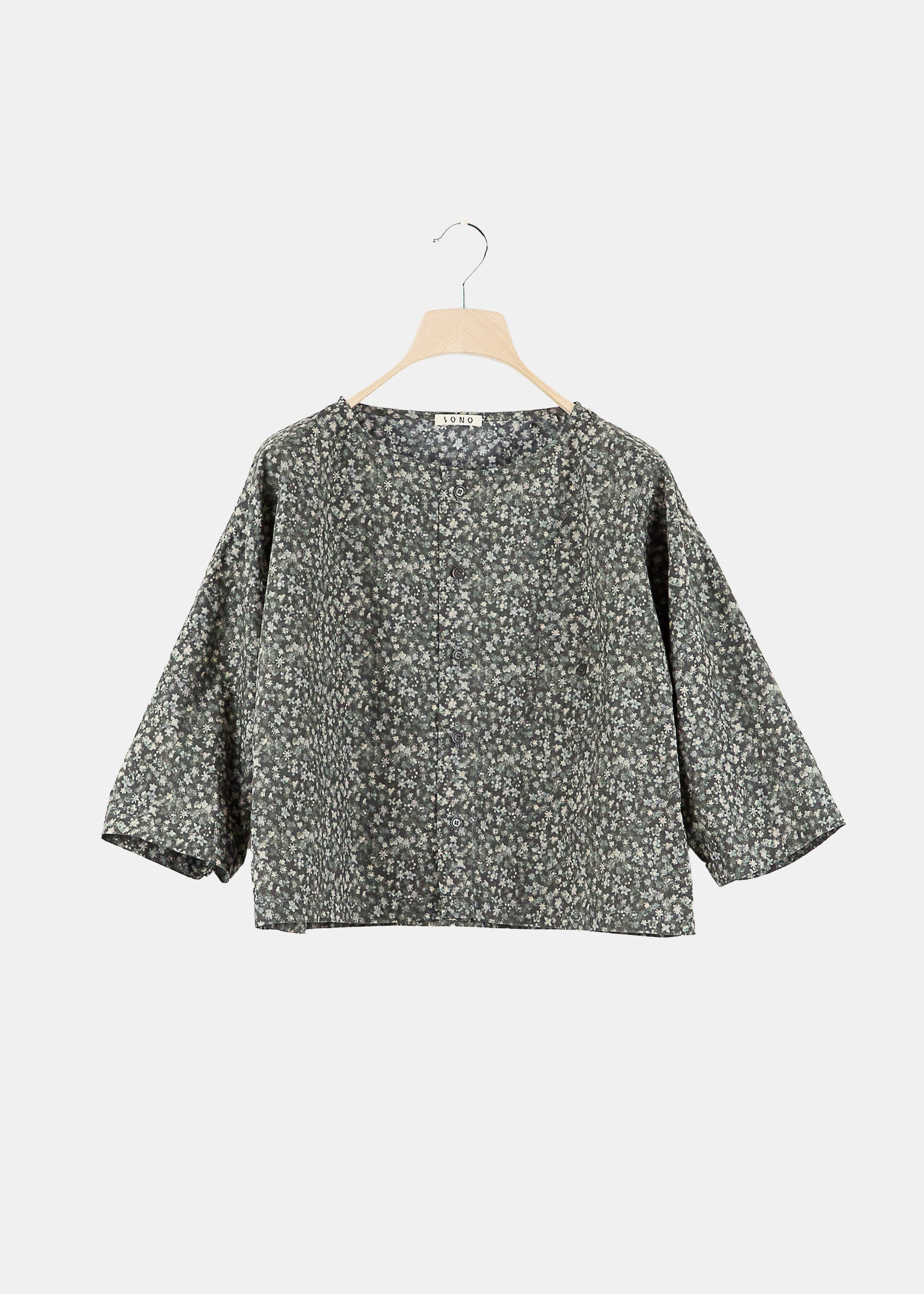 SHELDON Shirt | Charcoal Floral | Last one