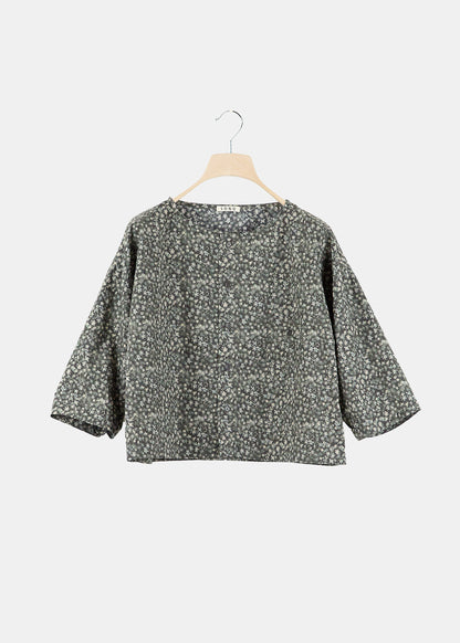 SHELDON Shirt | Charcoal Floral | Last one