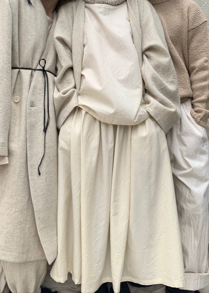 SKYE Skirt | Natural Wool