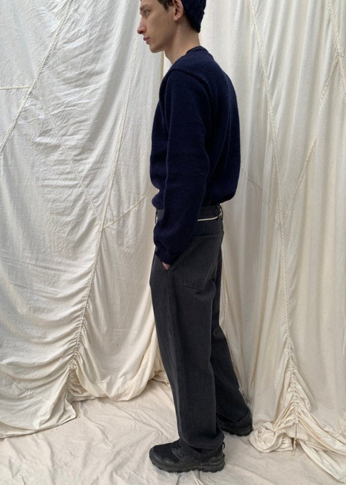 TIMOTHY Trousers | Off Black Denim | last one