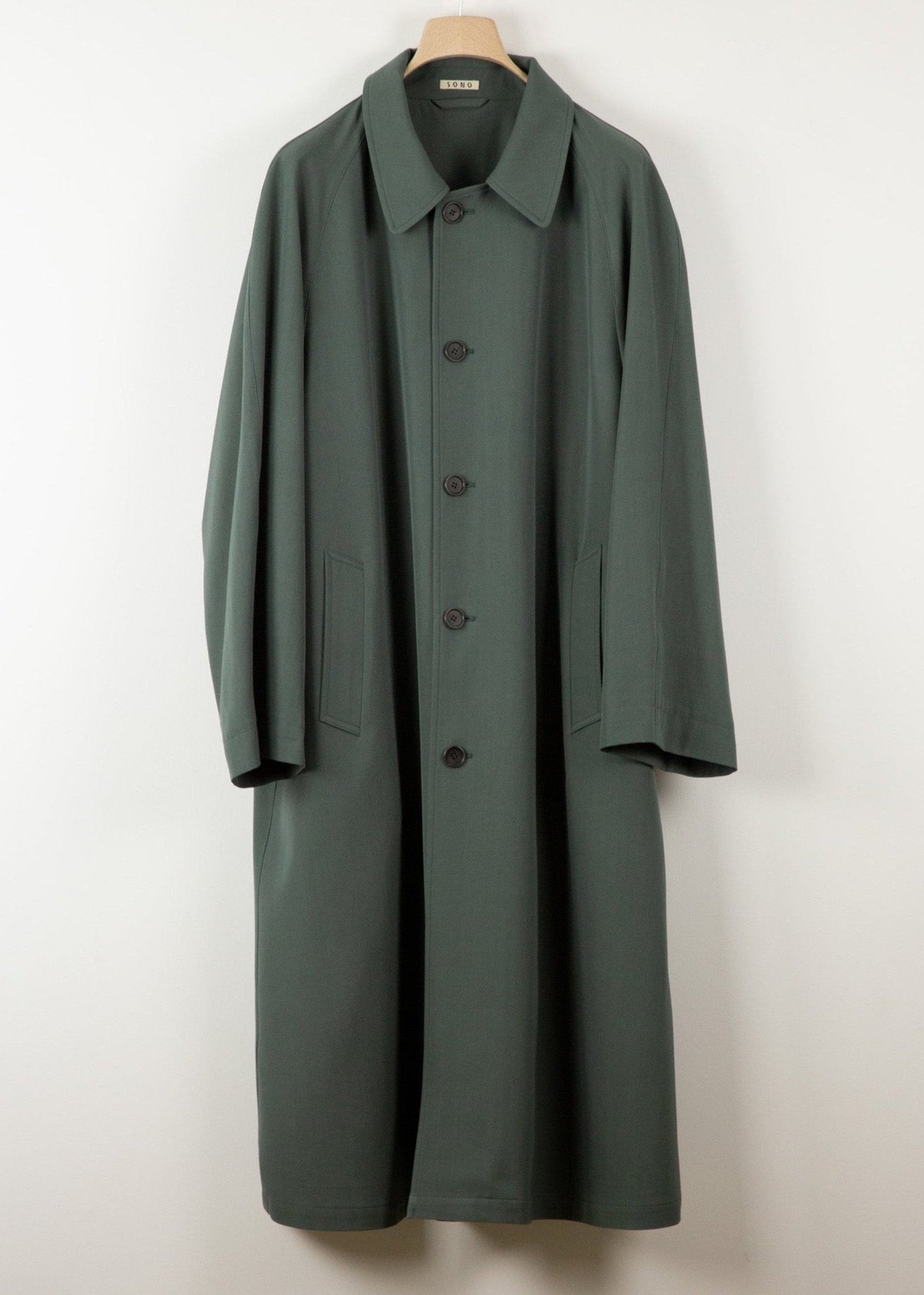COTTON LINEN SULFIDED OZONE JACKET WITH 4POCKETS AND DOUBLE