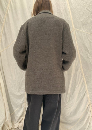 JURI Jacket | Mud Grey Wool | last one