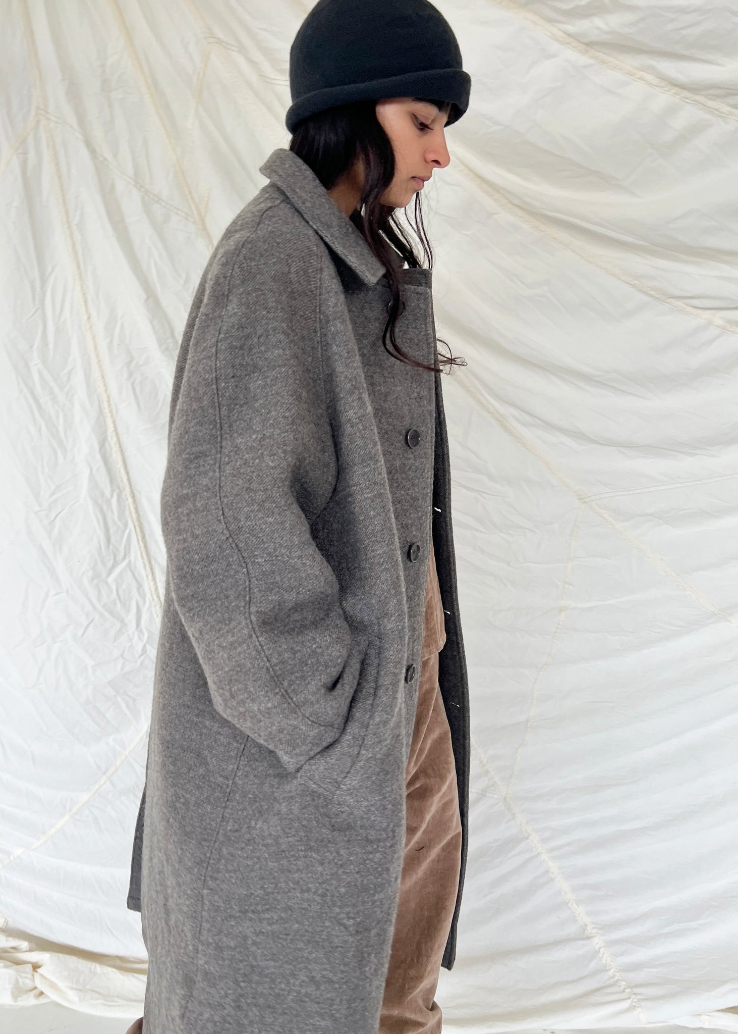 CARL Coat | Mud Grey