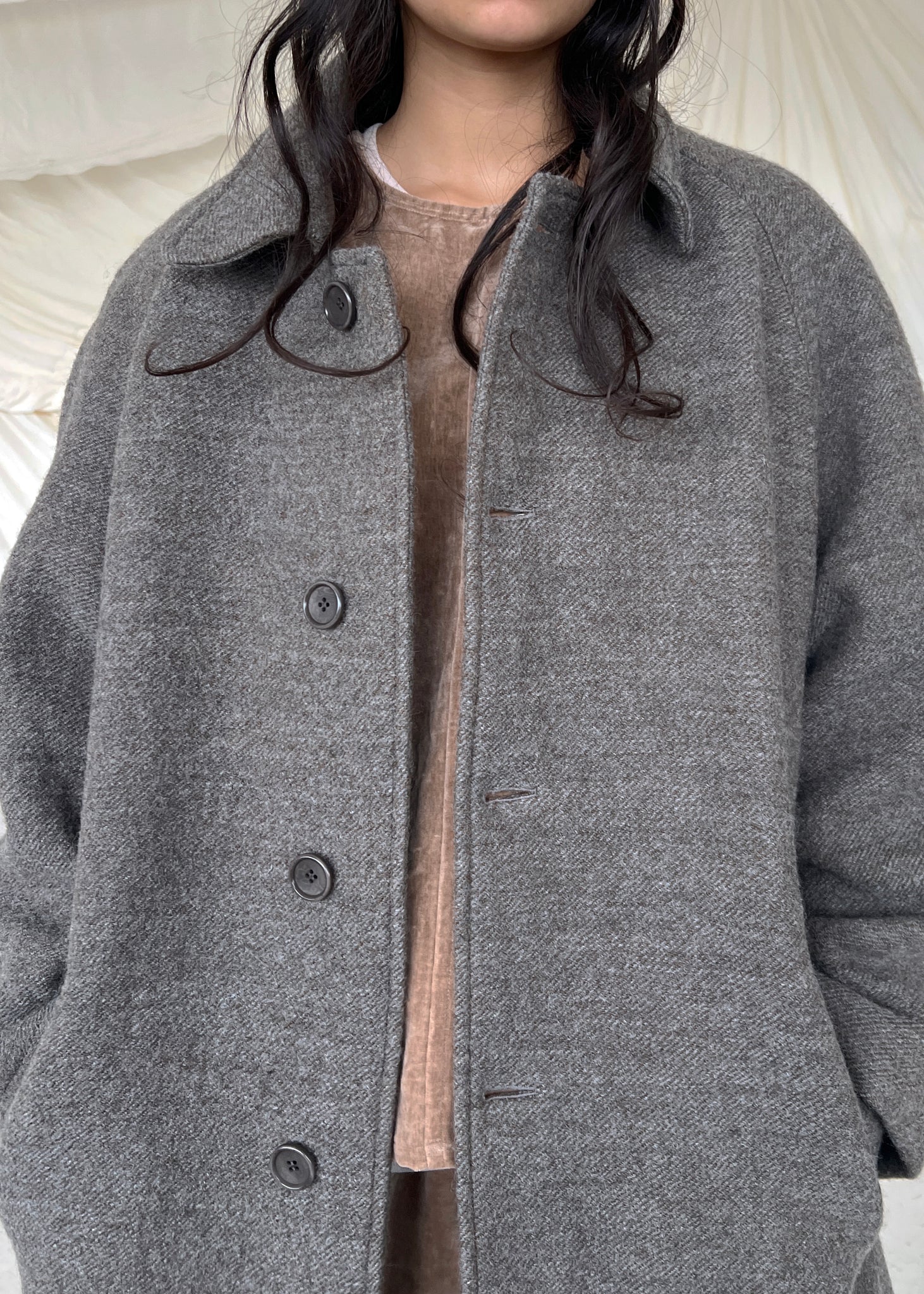 CARL Coat | Mud Grey