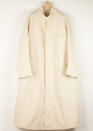 DELLA Dustercoat | Natural seeded Denim
