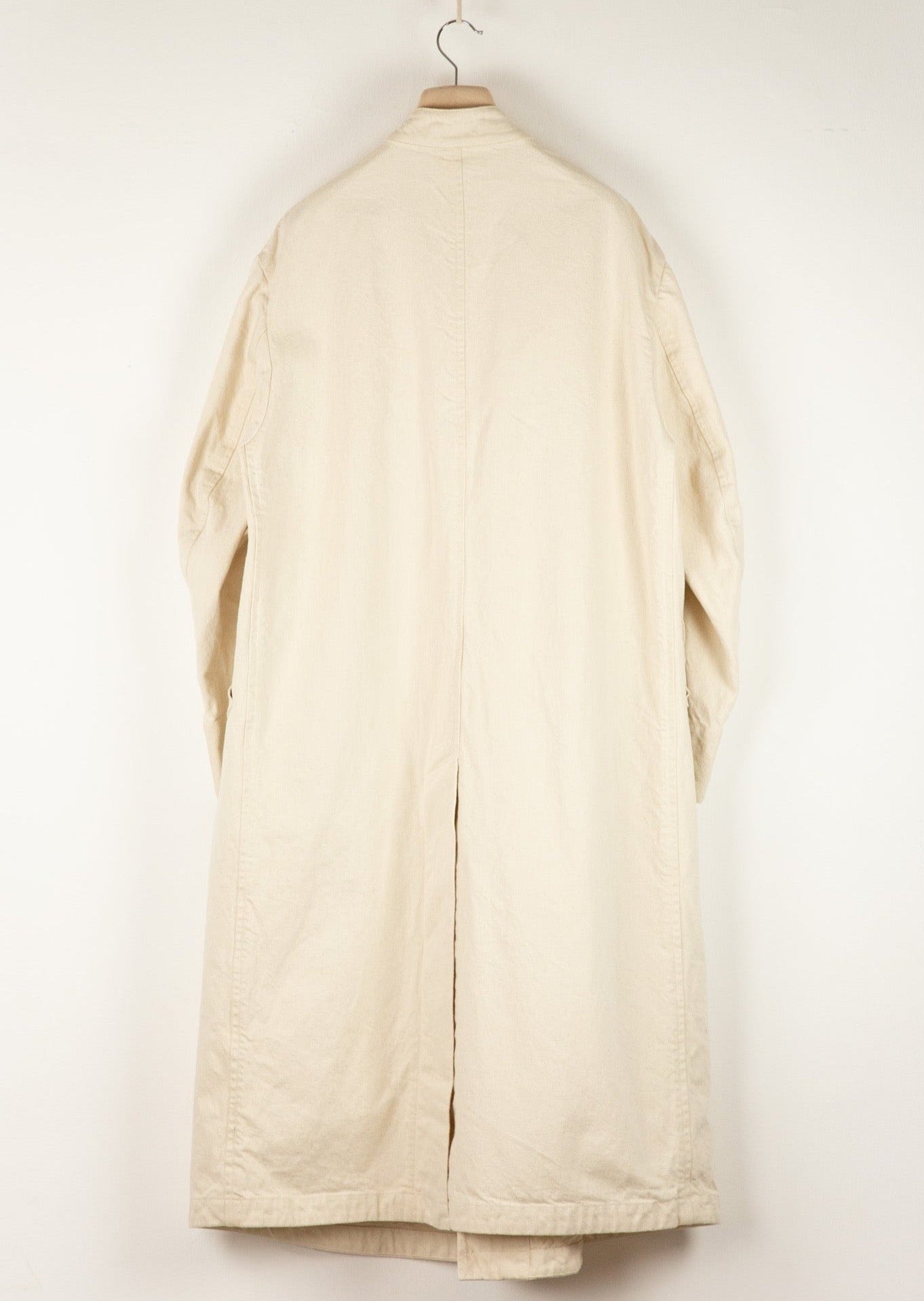 DELLA Dustercoat | Natural seeded Denim