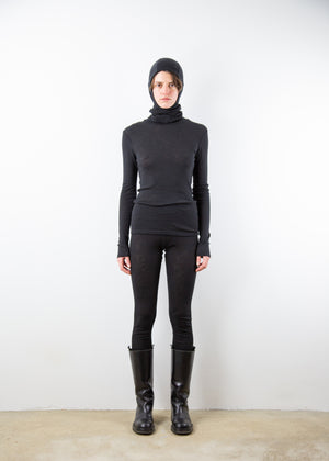 LUPO Leggings | Black Wool