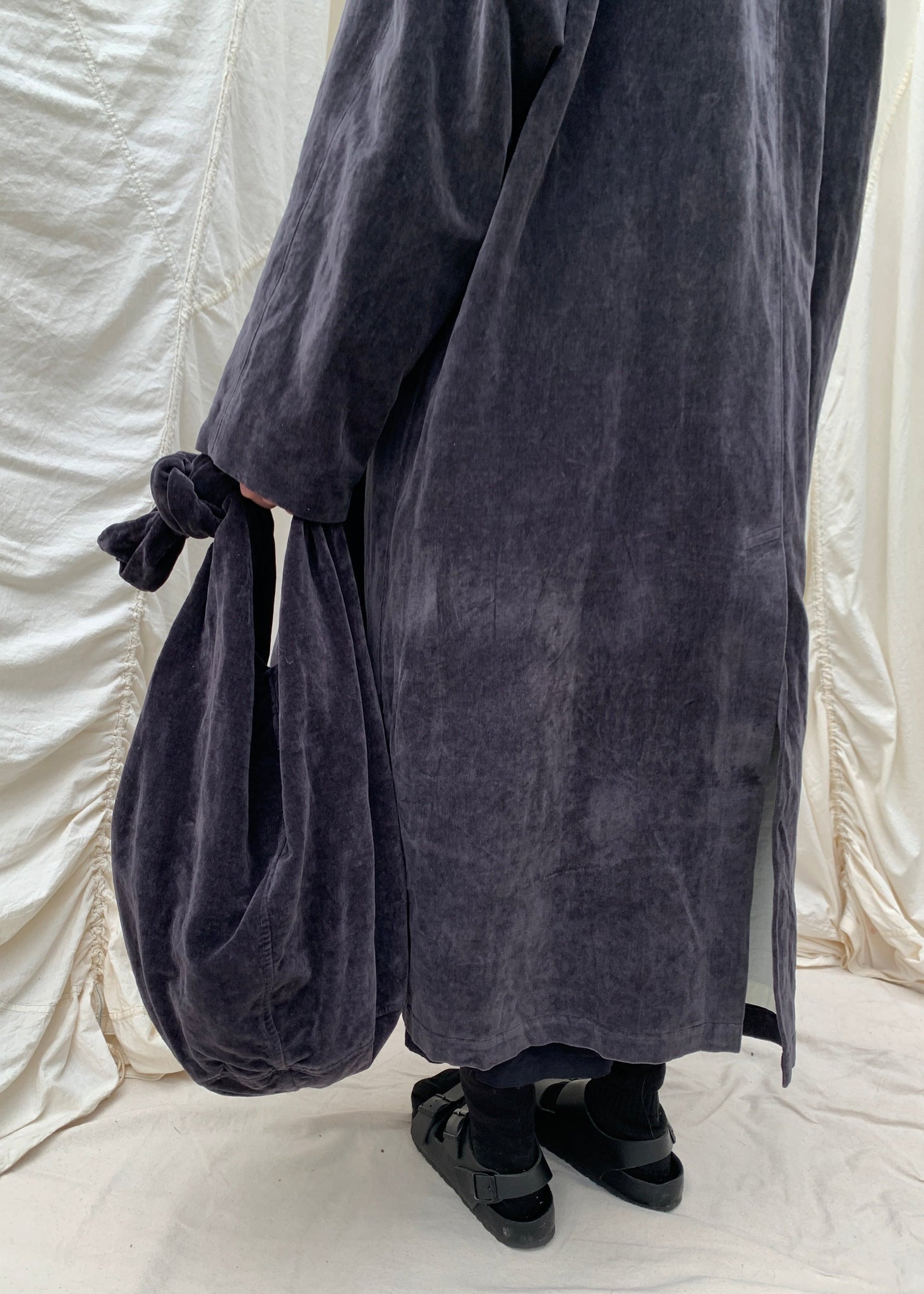BIBI Bag | Charcoal Velvet