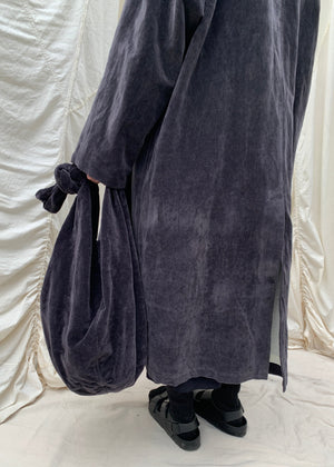 BIBI Bag | Charcoal Velvet
