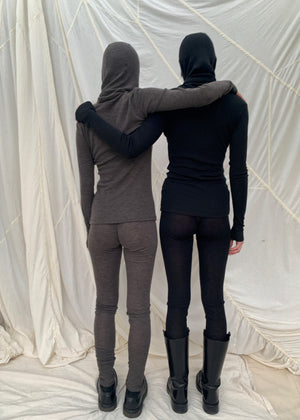 LUPO Leggings | Black Wool