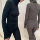 ROBERTA Rollneck | Black Wool