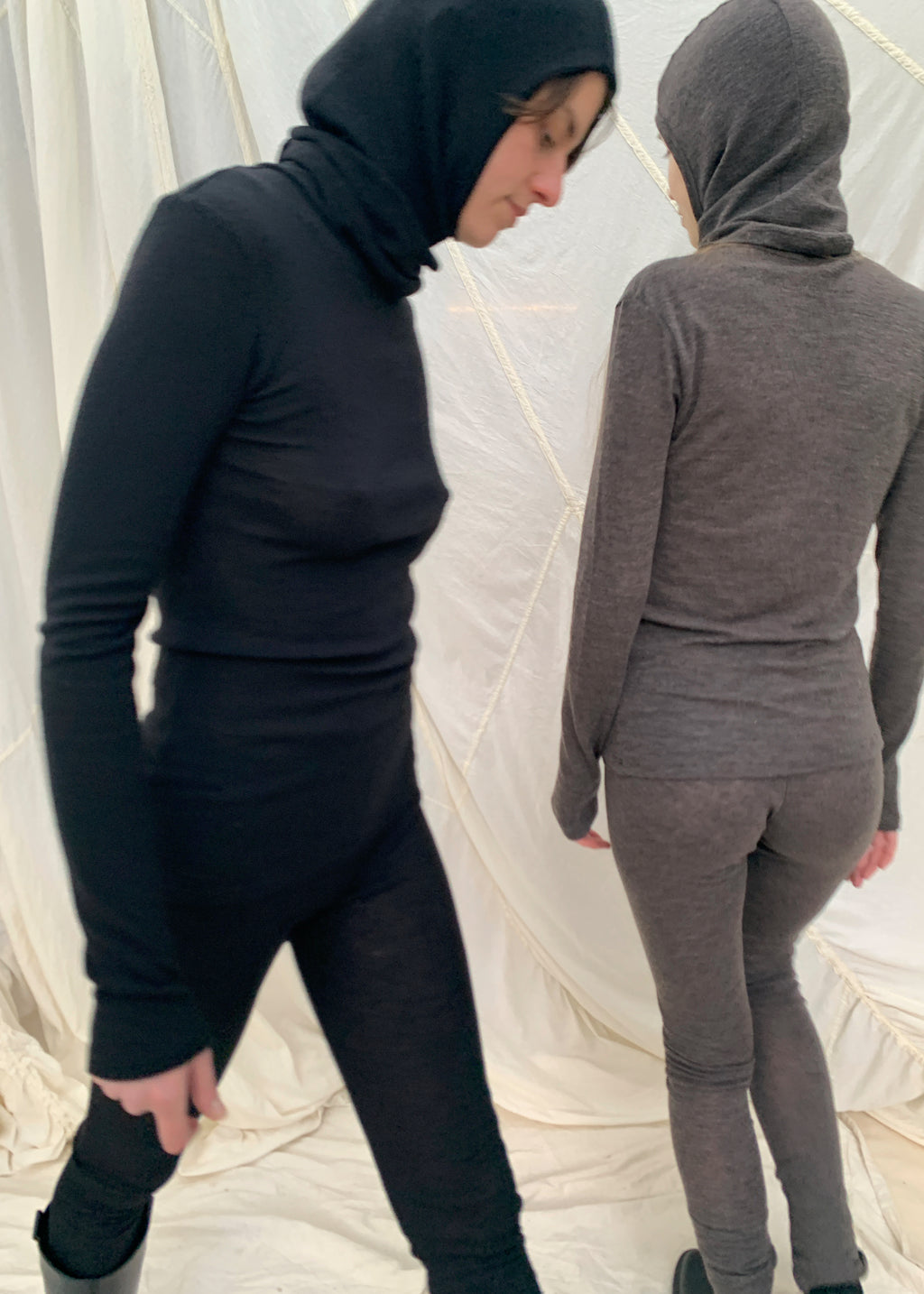 ROBERTA Rollneck | Black Wool