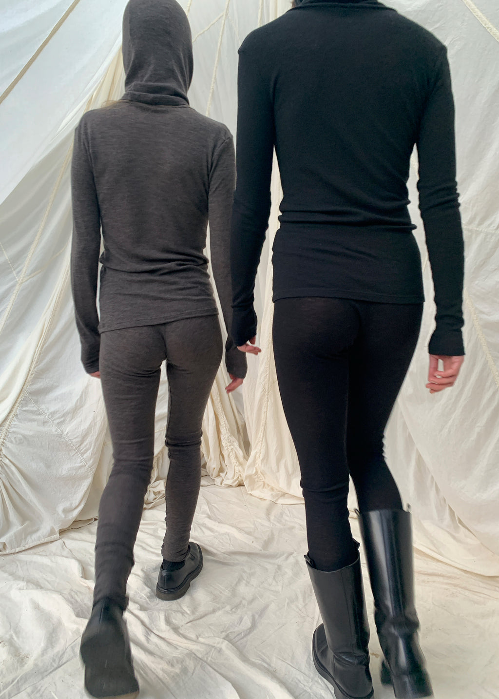 LUPO Leggings | Black Wool