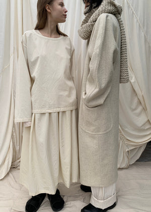 SKYE Skirt | Natural Wool