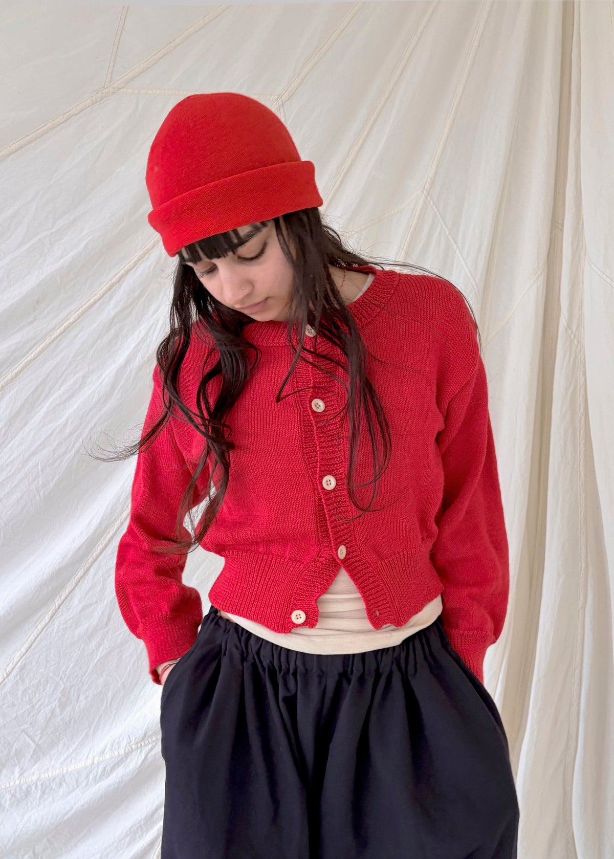 CASPA Cardigan | Red