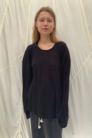 LUNO Longsleeve | Black Wool