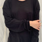 LUNO Longsleeve | Black Wool
