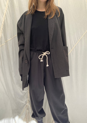 YOYOGI Jacket | Off Black Wool