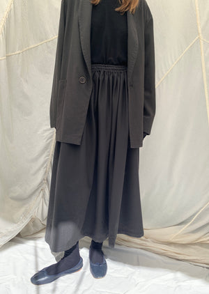 SKYE Skirt | Off Black Wool | last one