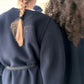 CONOR Coat Long | Navy