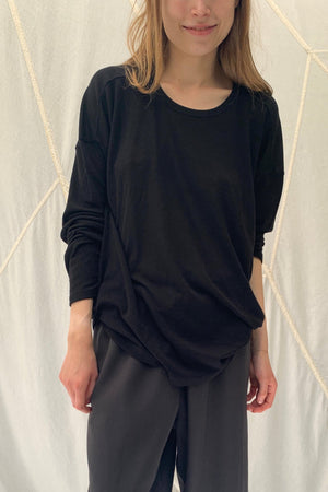 LUNO Longsleeve | Black Wool
