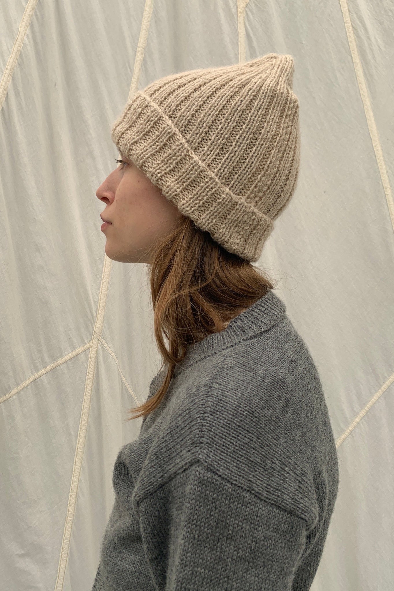 GYU Beanie | Natural Wool | last one