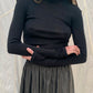 ROBERTA Rollneck | Black Wool
