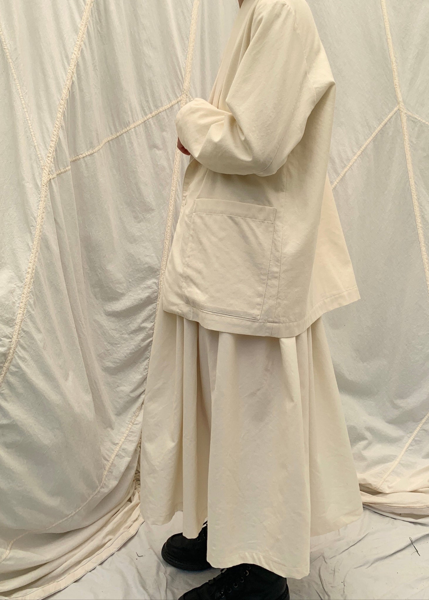 SKYE Skirt | Natural Wool
