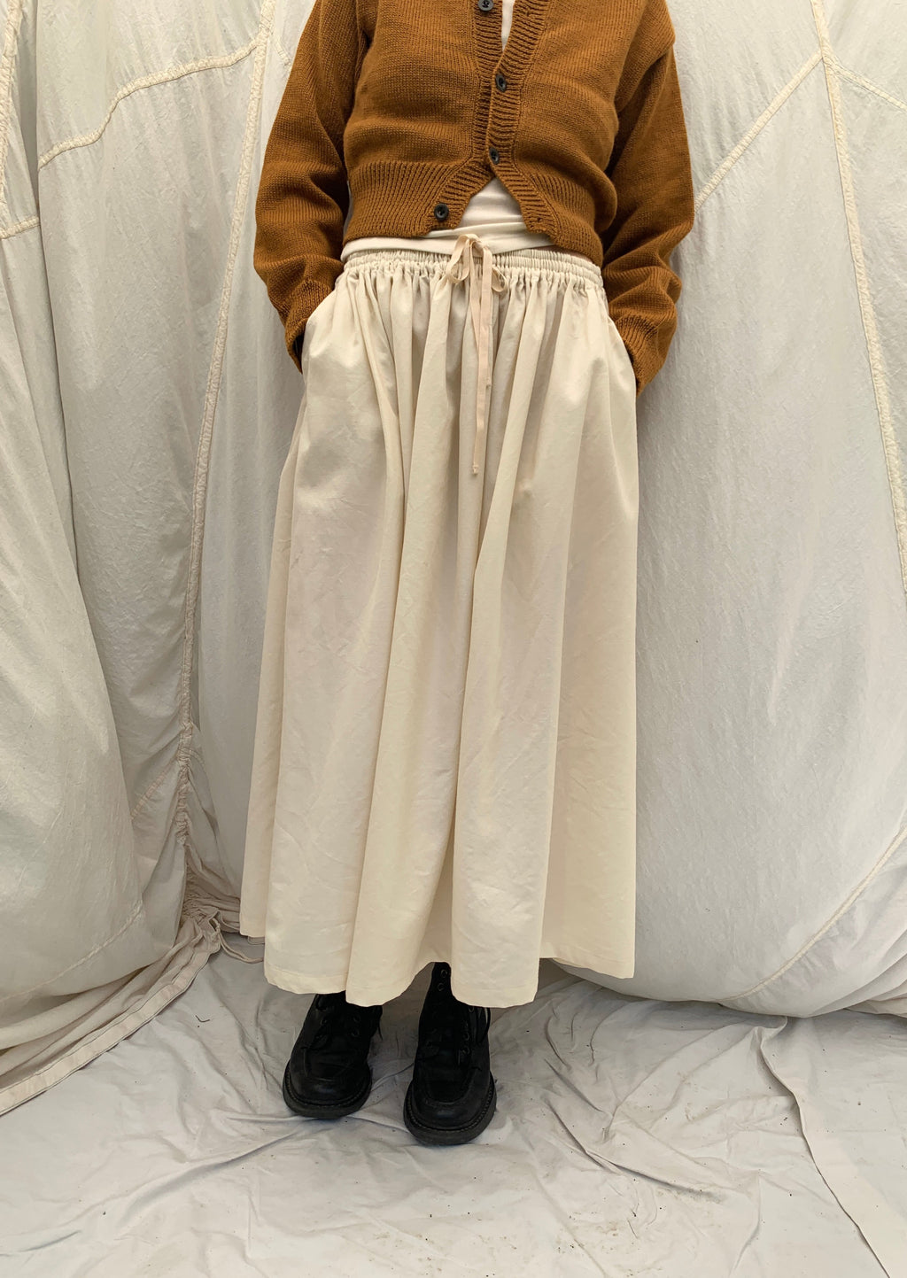 SKYE Skirt | Natural Wool