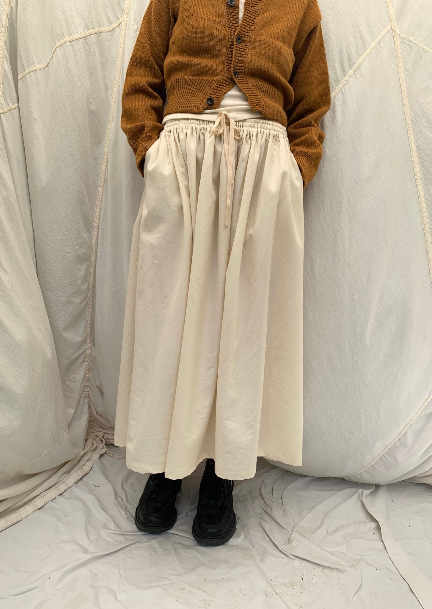 SKYE Skirt | Natural Wool