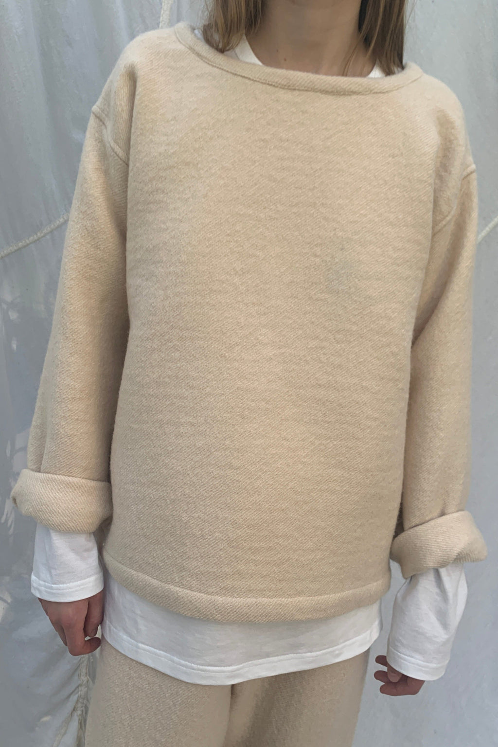 LUI Longsleeve | Natural Double-Face Wool