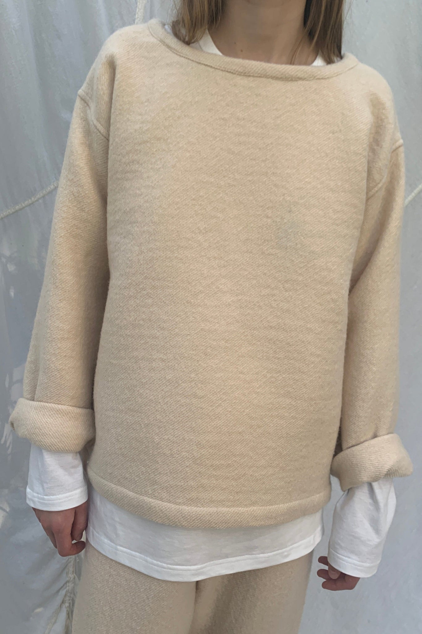 LUI Longsleeve | Natural Double-Face Wool