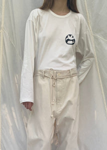 LAURIE Longsleeve | White | Reflection Print