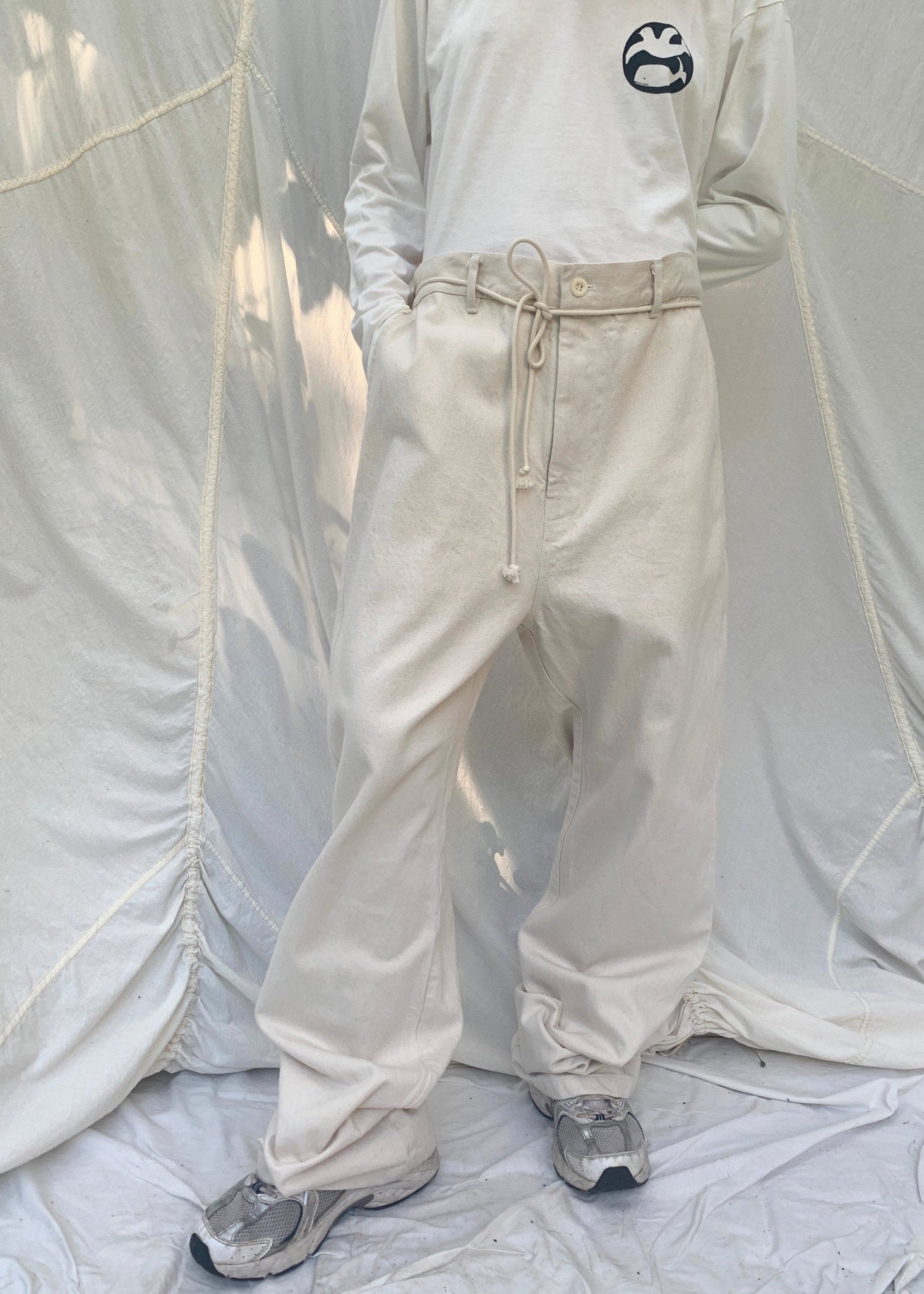 TIMOTHY Trousers | Natural Seeded Denim | last one